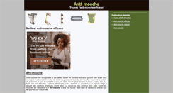 Desktop Screenshot of antimouche.net